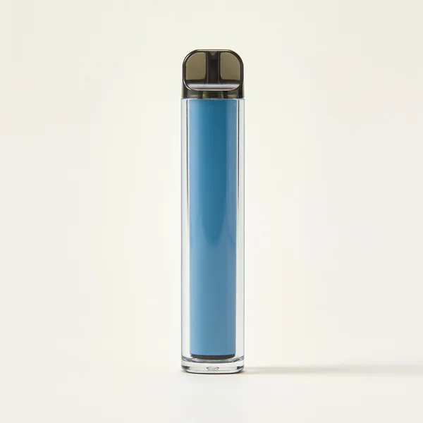 Elf Bar TE5000, einweg vape, Beispielbild in blau-transparent